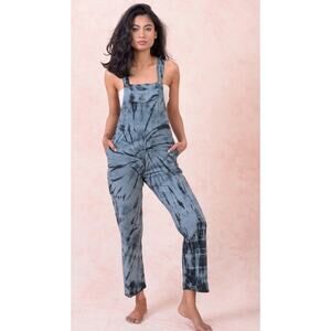 Rhea 100% Cotton Tai Dai Overalls Size L